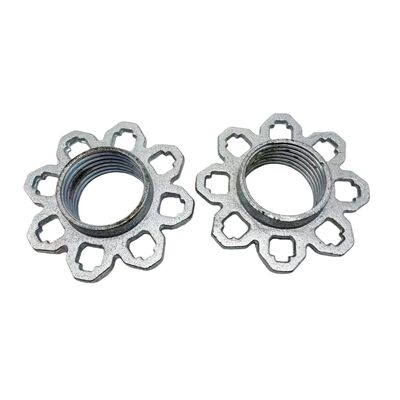 Porca de andaime personalizada em ferro fundido dúctil de precisão para estruturas de andaime estáveis