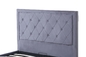 Veludo da tela de estofamento da mobília do quarto da cama de plataforma do tamanho da rainha do Odm 1.6x2m