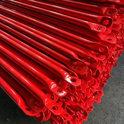 Travessas Cruzadas para Andaime de Aço Galvanizado Vermelho de 20MM