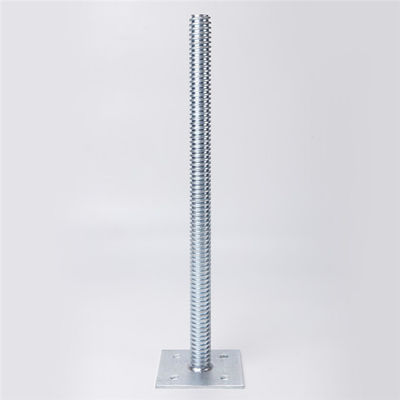 Base de parafuso ajustável Jack Escavadeira Jack Base de tamanho personalizado Jack Base