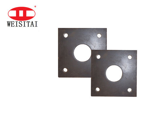120*120*8 Placa de base de andaimes de aço quadrado pesado